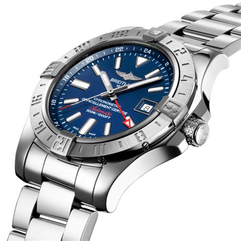 breitling avenger gmt gf intike trustytime|***Pictorial review*** Blue Breitling Avenger II GMT from .